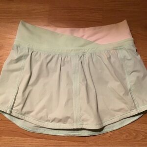 lululemon athletica Mint and Peach Skirt